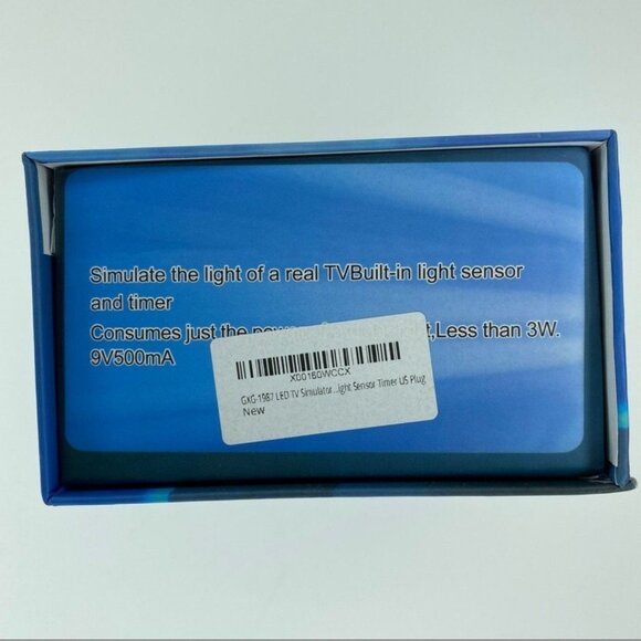 Home Security TV-LED TV Simulator Light Sensor w/Timer -NEW - Picture 6 of 8